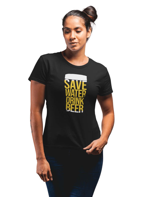 Save Water Drink Beer Unisex Premium Tshirt