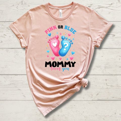 Custom Gender Reveal 01 Unisex Teecart T-shirt