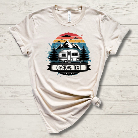 Custom Camping 02 Unisex Teecart T-shirt