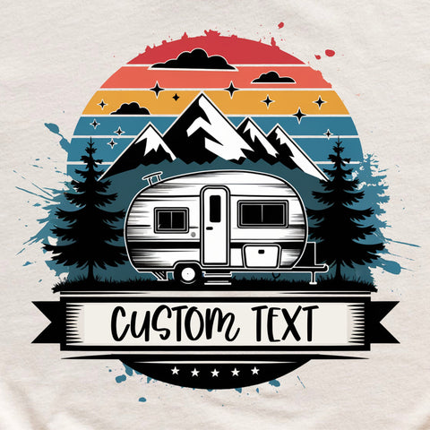 Custom Camping 02 Unisex Teecart T-shirt