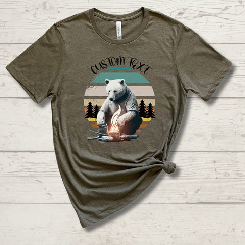 Custom Camping 03 Unisex Teecart T-shirt