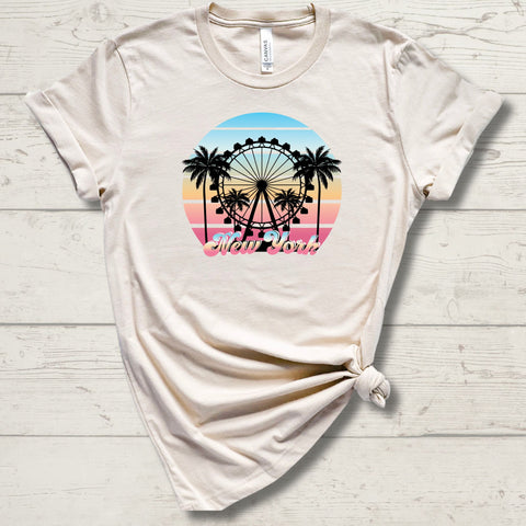 New York 19 Unisex Teecart T-shirt