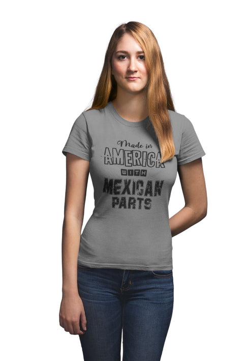 Made In America With Mexican Parts Unisex Teecart T-shirt - Tshirt - teecart - teecart