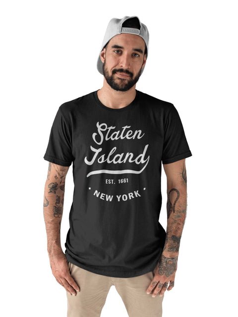 Staten Black Unisex Tshirt