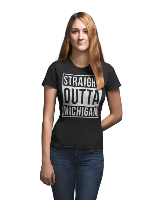 Straight Outta Michigan Unisex Tshirt